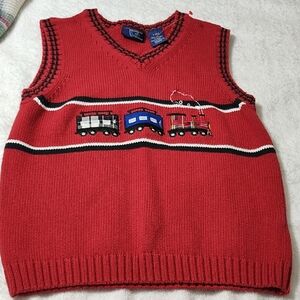 OshKosh B'gosh Red Train Vest